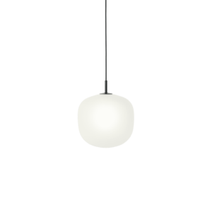 Rime Pendant Lamp Black Ø25 cm von Muuto